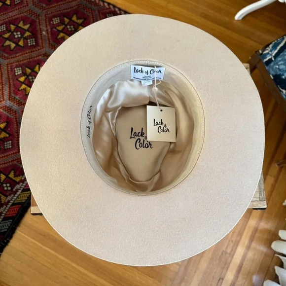 Lack Of Color Cream Wide-Brim Hat - Picture 8 of 12